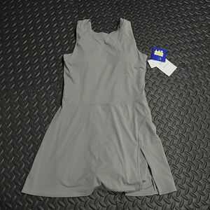 JoyLab Gray Sleeveless Jumpsuit